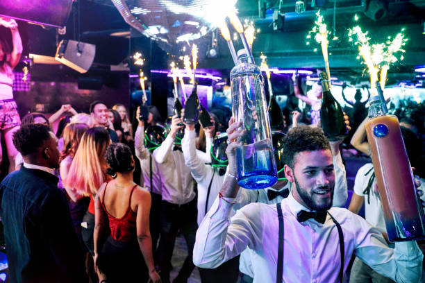 Bottle service at ATL Social